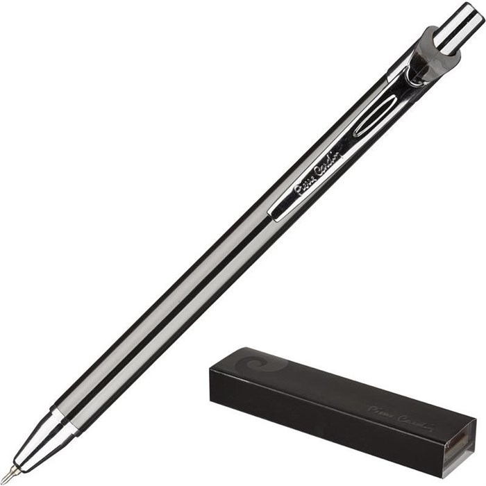 Ручка шариковая синяя 0,7мм хром Actuel Pierre Cardin PC0501BP