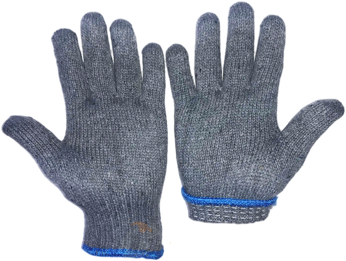 Перчатки х/б серые 999 Keda 500607