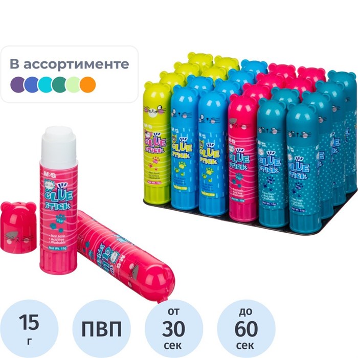 Клей-карандаш 15г So Many Cats M&G 1773933