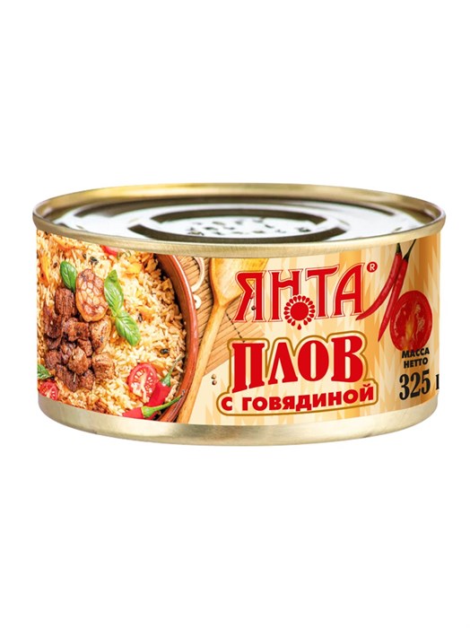 Плов с говядиной 325гр Янта 502225