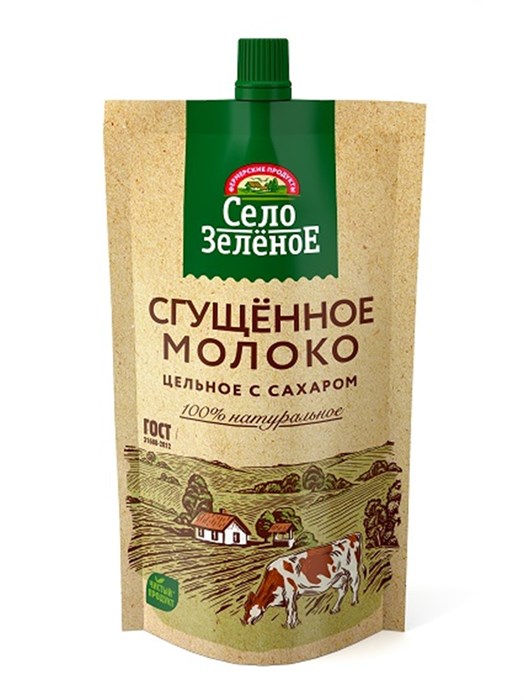 Молоко сгущенное 270г Село зеленое 501235