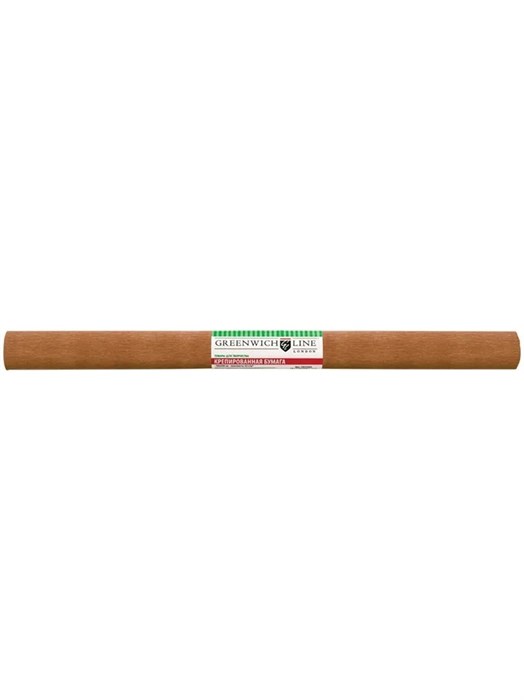 Бумага крепированная 50*250 см 32 г/м2 светло-коричневая Greenwich Line CR25078-1