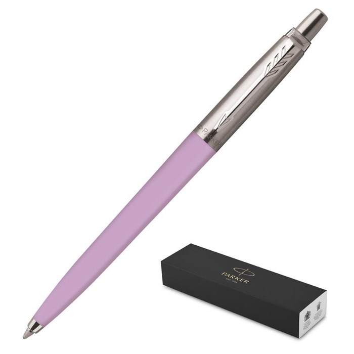 Ручка шариковая Parker "Parker Jotter Lilac'", синяя, 1,0мм, кнопочн., пластик. корпус - фото 8517