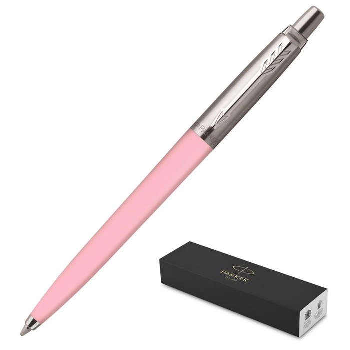 Ручка шариковая Parker "Jotter Baby Pink" синяя, 1,0мм, кнопочн., подар. уп. - фото 8584