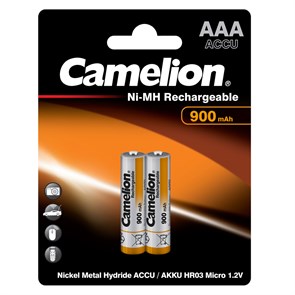 Аккумулятор Camelion AAA (HR03) 900mAh 2BL