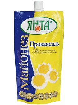 Майонез 0,2кг 67% провансаль Янта 284140