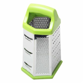 {{photo.Alt || photo.Description || 'Тёрка шестигранная 12.5*10.5*20.5см прорезиненное дно Grater'}}