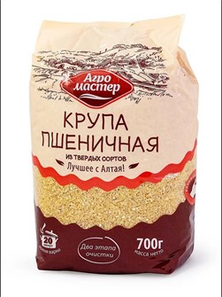 Крупа пшеничная 700гр Агро мастер 500646