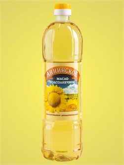 Масло подсолнечное Аннинское 0,9л. 500629