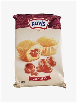 Мини-мафины 6шт карамель ассорти Kovis 500820
