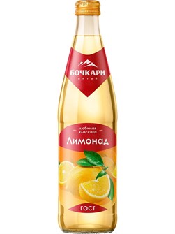 Лимонад 0,45л сильногазированный ст/б Бочкари 500940
