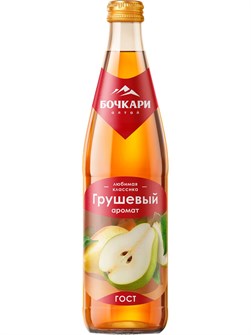 Лимонад 0,45л грушевый сильногазированный ст/б Бочкари 500941