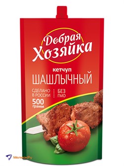 Кетчуп 500гр шашлычный д/п Добрая хозяйка 500960