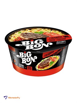 Лапша говядина 85гр Big Bon 500998