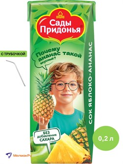 {{photo.Alt || photo.Description || 'Сок яблоко-ананас 0,2л Сады придонья'}}