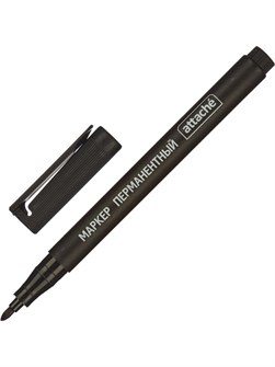 {{photo.Alt || photo.Description || 'Маркер перманентный черный 1мм Attache'}}