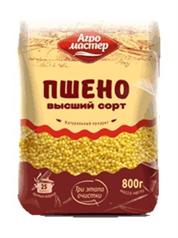 Крупа пшено 800гр Агро мастер 500693
