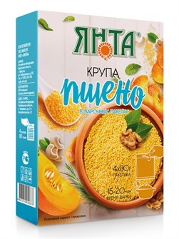 Пшено 320гр в пакетах Янта 501769