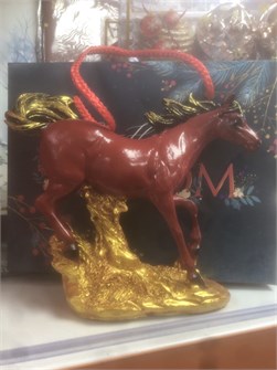 Фигурка гипсовая Огненная Лошадь 16*18см 500133