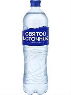 Вода газированная 1л Святой источник 501468