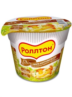 Пюре заварное со вкусом жареных лисичек 40гр Ролтон 502106