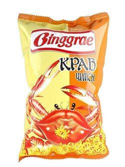 Чипсы крабовые 50г Binggrae 502150