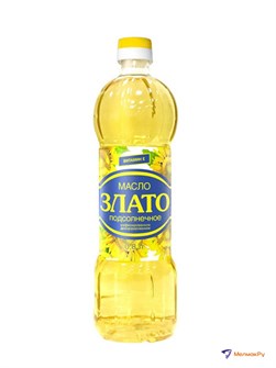 Масло подсолнечное Злато 0,8л. 303401