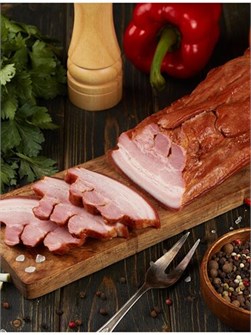 Грудинка Свиная безкостная копченая Вкус алтая 502694