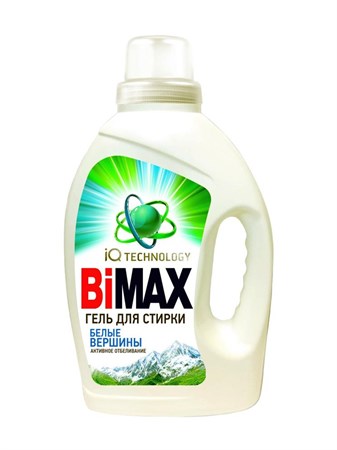 Гель для стирки белые вершины 1,3кг Bimax 502751