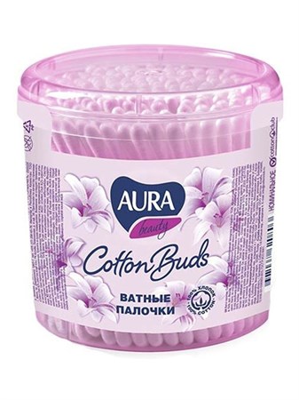 Ватные палочки 200шт Aura 502768