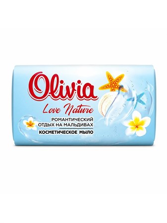 Мыло туалетное 140гр отдых на мальдивах Olivia 502771