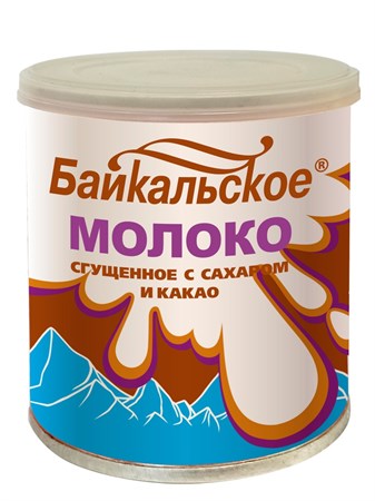 Сгущенка с сахаром и какао 380г Байкальская Янта 501651