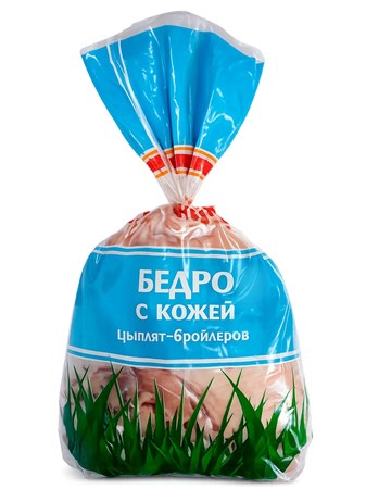 Бедро с кожей цыпленка-бройлера замороженное Янта 502850