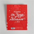 Пакет подарочный Подарок от Деда Мороза 12*15*5,5см Дарите Счастье 4843278