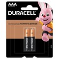 Батарейка Duracell Basic AAA (LR03) алкалиновая, 2BL - фото 16410