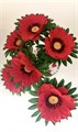 Искусственные цветы Герберы 45см 6 бутонов 100087