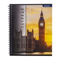 Тетрадь 48л А5 клетка на гребне London. Big Ben Alingar AL9255