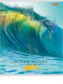 Тетрадь 96л А5 клетка на скобе Красоты океана-1 Проф-Пресс ЭКОНОМ 96-2110