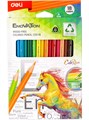 Карандаши цветные 18цв трехгранные Enovation Deli EC113-18