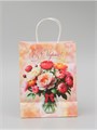 Пакет подарочный С 8 марта крафт 21*27*11см Доступные радости 10655207