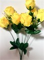 Искусственные цветы желтые розы 26-6 26-6
