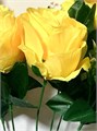 Искусственные цветы желтые розы 26-6 26-6