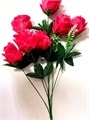 Искусственные цветы красные розы 26-6 26-6-2
