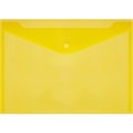 Папка-конверт на кнопке желтая А4 180мкм Attache 727928