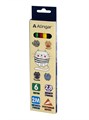 Карандаши цветные 6цв трехгранные Котята Alingar AL11074-6