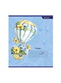 Тетрадь 12л клетка Цветы Alingar AL10318