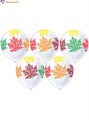 Воздушный шар листья прозрачные Decor Balloons Ч42444-1