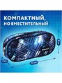Пенал-косметичка овальный 22*9*5см Полоски Brauberg 229273