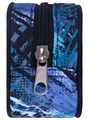 Пенал-косметичка овальный 22*9*5см Полоски Brauberg 229273
