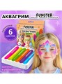Аквагрим для лица и тела 6цв неон Funster 192573